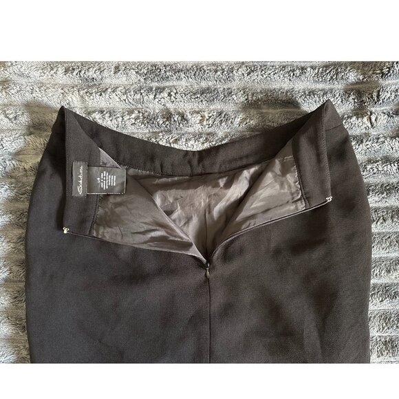 Tulip Lined Black Pleated Mini Skirt – Size Large - Picture 2 of 4